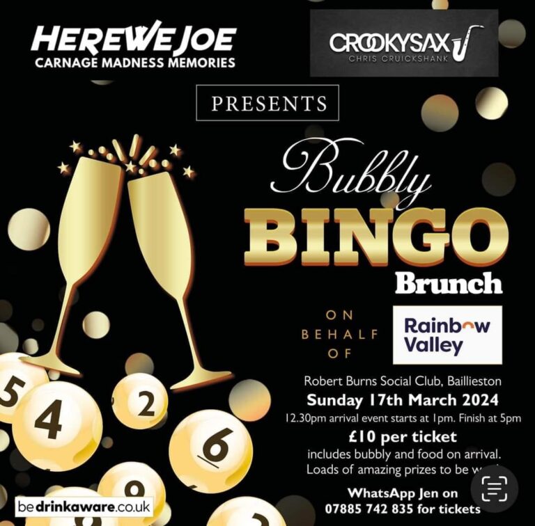 Bubbly Bingo Fundraiser